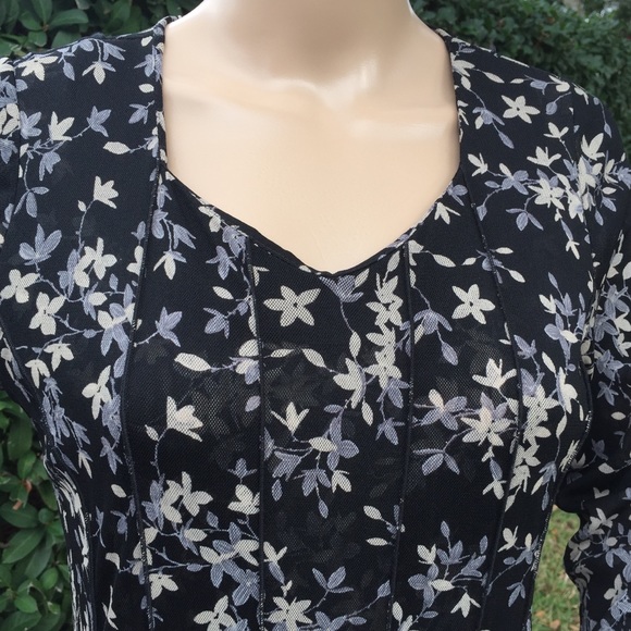 Norm Thompson Boot Dress Godet Panels S - Picture 2 of 12